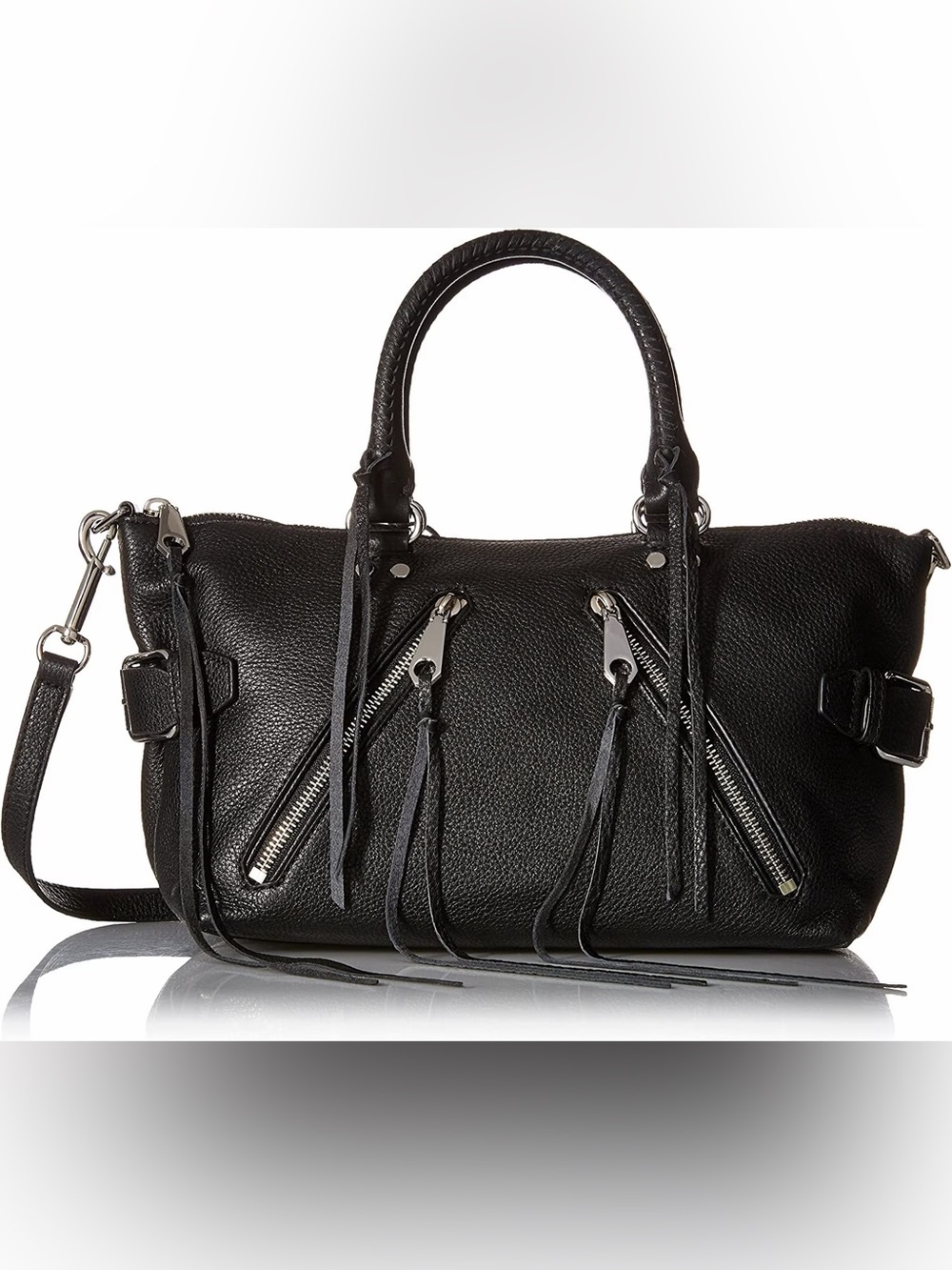 Rebecca Minkoff Moto Satchel Tote, Black